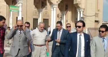 النيابة الإدارية تتفقد المسجد الأحمدى بطنطا بعد واقعة سرقة صندوق النذور