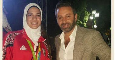 حازم إمام يشارك فى حفل تكريم نادى الصيد لهداية ملاك
