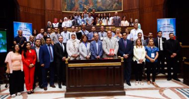 بالصور.. وزارة الشباب والرياضة تنظم زيارة لوفد شبابى تونسى إلى مجلس النواب