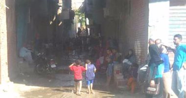 بالصور.. إخماد حريق اندلع فى منزل من 3 طوابق ببنى سويف.. وإنقاذ طفلتين