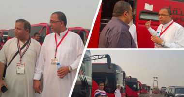 بالصور.. وزير التخطيط يتفقد بـ "الجلابية" أتوبيسات نقل حجاج القرعة والسياحة لعرفات ومنى.. والدفع بـ 40لجنة إشراف لخدمة ضيوف الرحمن.. وتوصيات بدراسة "حصالة الحج" الماليزية وإنشاء كيان "حج مصر"