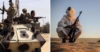 مقتل 19 إرهابيا فى قصف جوى لمعاقل التكفيريين بمناطق شمال سيناء
