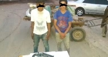 ضبط عاطلين أثناء سرقتهم ماكينة رى زراعى بالمنوفية