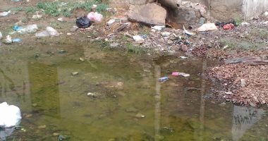 بالصور.. مياه المجارى تغرق شوارع مساكن حى الزهور فى مركز أبو حماد بالشرقية