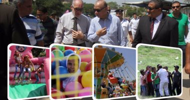 المواطنون يتوافدون على حديقة الفسطاط ومحافظ القاهرة يتفقد الوضع الأمنى