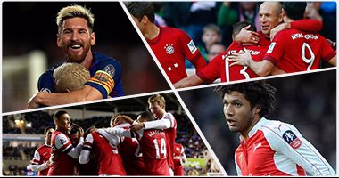 بداية قوية للكبار فى افتتاح دورى الأبطال.. برشلونة يمطر شباك سيلتك بسباعية.. البايرن يكتسح روستوف.. وأرسنال يخطف التعادل من أنياب سان جيرمان.. وميسي الأكثر تسجيلا للهاتريك.. ومشاركة شرفية للننى