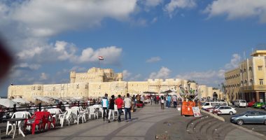 ​بالصور.. قلعة قايتباى تستقبل 20 ألف زائر خلال ثالث أيام عيد الأضحى