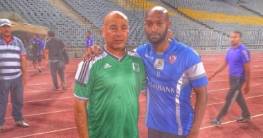 شيكابالا يظهر مع العميد فى برج العرب