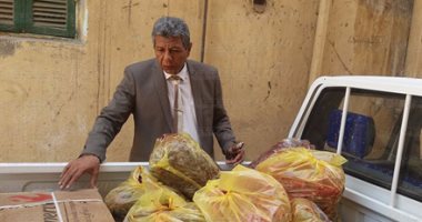 تموين بنى سويف: إعدام 7.5 طن كبدة فاسدة ومعسل مجهول المصدر