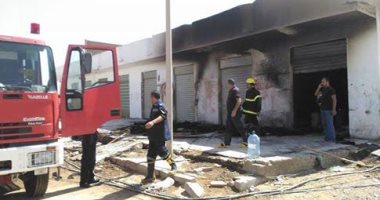 إخماد حريق بسنتر الرويسات فى شرم الشيخ