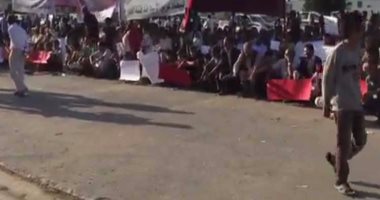 بالفيديو.. تظاهرات حاشدة فى مدينة البيضاء الليبية دعما للمشير "حفتر"
