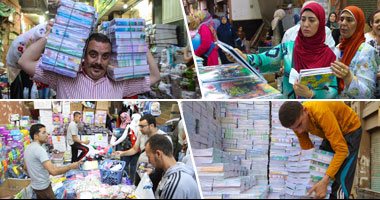 بالصور.. الموسم الذهبى للفجالة.. جولة "اليوم السابع" فى أهم أسواق الأدوات المكتبية.. الأفكار الغربية تغزو والإقبال يتزايد مع اقتراب الدراسة.. التجار: الورق بقى أغلى من الذهب.. والأهالى "ما باليد حيلة"