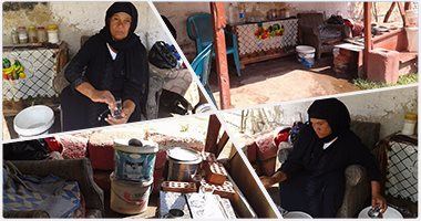 بالفيديو والصور.. مأساة غارمة يطاردها السجن بعد تجهيزها لابنتها..وتبكى: 11 ألف جنيه مش عارفة أدفعها وأولادى هيتشردوا.. نصبة الشاى التى أرزق منها بعشرين جنيها يطمع فيها أحدهم والبلدية لا تتركنى فى حالى