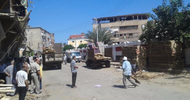 الوحدة المحلية بدمياط تشن حملة لإزالة التعديات على أسوار المدارس