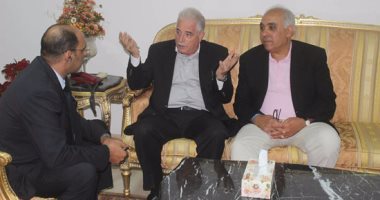 بالصور.. محافظ جنوب سيناء يستقبل الخبير المصرى العالمى كريم ابو المجد