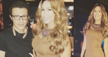 مى سليم تنشر صورتها مع حازم متولى فى كواليس مسلسل "اختيارى إجبارى"