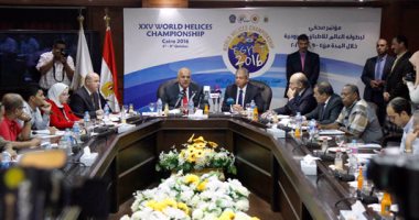 بالصور.. انطلاق المؤتمر الصحفى لبطولة العالم للرماية