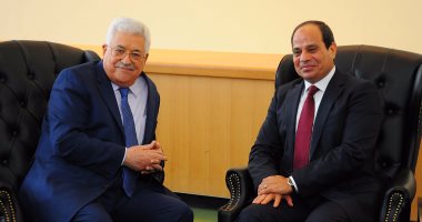 السيسي يبحث مع أبو مازن اليوم آخر تطورات القضية الفلسطينية 