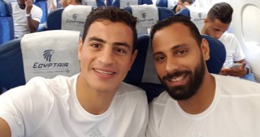 لاعبو الزمالك ينشرون صورهم على "إنستجرام" أثناء توجههم إلى المغرب