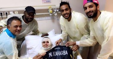 كهربا يحقق أمنية طفل فى جدة
