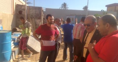 بالصور.. رئيس "مياه القناة" يتابع أعمال محطات سيناء ومحطة غرب النفق بالسويس