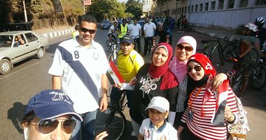 بالصور.. الآثار تنظم مارثون بالعجلة للمتحف