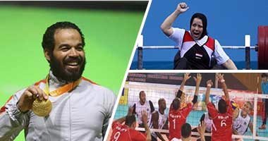 بعثة مصر البارالمبية تصل القاهرة بعد حصد ١٢ ميدالية متنوعة فى الأوليمبياد