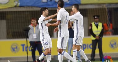 بالفيديو.. ريال مدريد يتعادل مع لاس بالماس 1/1 فى الشوط الأول بالليجا