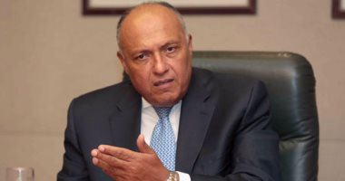 سامح شكرى يبحث مع وزير الخارجية الفرنسى الوضع الإنسانى فى سوريا