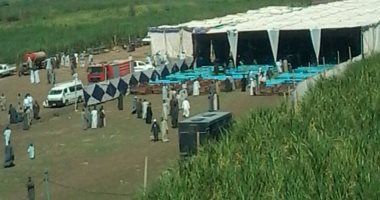 بالصور.. أمن أسوان يرعى جلسة صلح عرفية بين 4 عائلات فى كوم أمبو