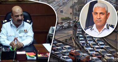رجال المرور ينتشرون بالشوارع للتأكد من التزام سائقى التاكسى بالتعريفة