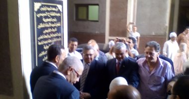وزير التعليم العالى يفتتح كليه الصيدلة بجامعة المنوفية