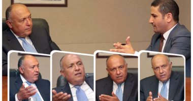 سامح شكرى: وزير الخارجية التركى أبلغنى رغبته فى تجاوز التوتر مع مصر.. والقاهرة لا تتبنى سياسات جامدة وتحركنا مبادئ بلدنا والمصالح العربية.. ونجحنا فى التغلب على عدة صعاب بملف سد النهضة الإثيوبى