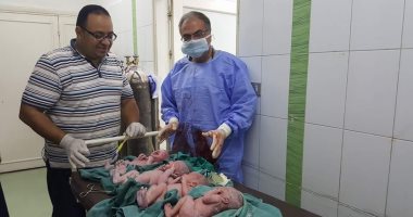 سيدة تضع 4 توائم بنجع حمادى