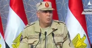 بالفيديو..قائد المنطقة الشمالية: مشروع غيط العنب يعبر عن تلاحم الشعب مع الجيش
