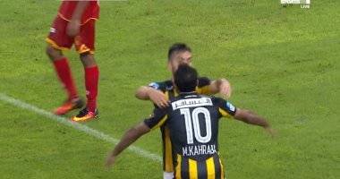 بالفيديو.. كهربا يصنع هدفا فى تعادل الاتحاد أمام القادسية بالشوط الأول