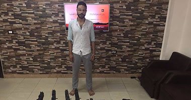 مباحث بلبيس تضبط 21 طبنجة صوت و4 رشاشات صوت وفرد خرطوش بمحل تليفونات