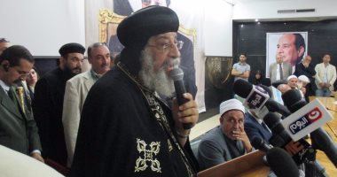البابا تواضروس يواصل لقائاته لليوم الثانى بقيادات وعمد ومشايخ مطروح