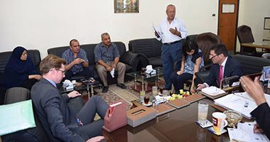 الملحق الثقافى الألمانى يزور جامعة سوهاج لدعم التعاون العلمى بين البلدين