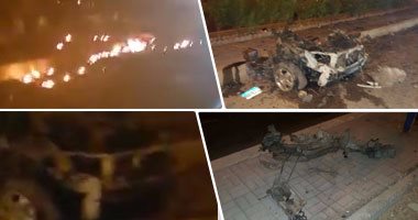 بالفيديو والصور..محاولة فاشلة لاغتيال النائب العام المساعد أمام منزله..سيارة مفخخة بمادة"TNT"استخدمت فى الحادث..وإصابة أمين شرطة من الحرس ومواطنين..النيابة العامة تبدأ تحقيقات موسعة للوصول إلى الجناة