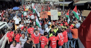 أكثر من ألف متظاهر فى عمان احتجاجا على اتفاق مع اسرائيل للتزود بالغاز