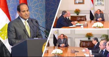 أسبوع رئاسى مكثف.. الرئيس السيسي يجتمع باللجنة الأمنية لبحث تداعيات "مركب رشيد".. ويفتتح مشروع غيط العنب ومتحف عبد الناصر.. ويناقش استئناف الرحلات الروسية والعقود النهائية لمحطة الضبعة