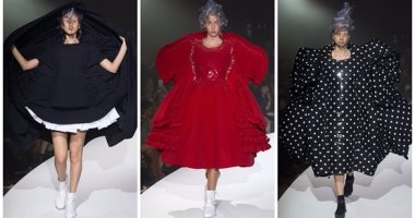 "النفخ" أسلوب حياة.. تصميمات غريبة تقدمها دار أزياء Comme des Garçons