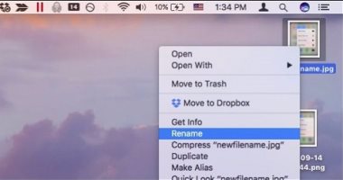 بالخطوات.. أسرع طريقة لتغيير أسماء الملفات على MacOS