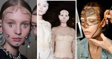 عبر السنين..وجوه عارضات "Givenchy" لوحات فنية بالفصوص والمجوهرات