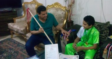 بالصور .. أصغر بطل مصرى حاصل على البطولة الإفريقية للكونغ فو.. مروان: حصلت على بطولة الجمهورية فى الجمباز وعمرى 7سنوات.. وإصابتى سر تحولى لبطل أفريقى.. وأسرتى سبب تفوقى فى الرياضة والدراسة