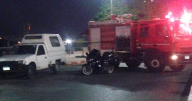 الحماية المدنية تسيطر على حريق بمحطة وقود فى القليوبية