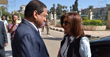 بالصور.. وزيرة الهجرة فى الغربية لبدء ندوة التوعية ضد الهجرة غير الشرعية