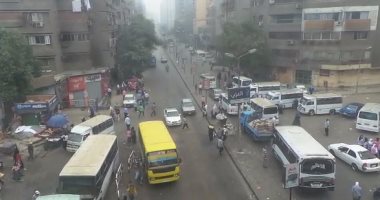 توقف حركة المرور بسبب حادث مرورى أعلى دائرى البساتين