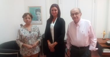 أروى جودة تزور مقر "القاهرة السينمائى" لمعرفة طبيعة مهمتها